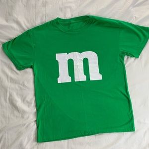 M&M Green Shirt!